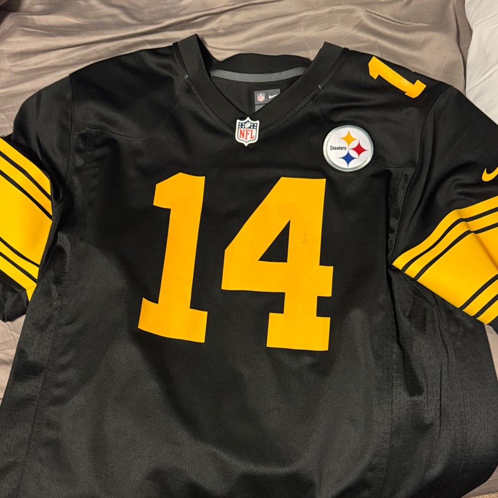 Nike Pittsburgh Steelers #14 George Pickens Color Rush Jersey